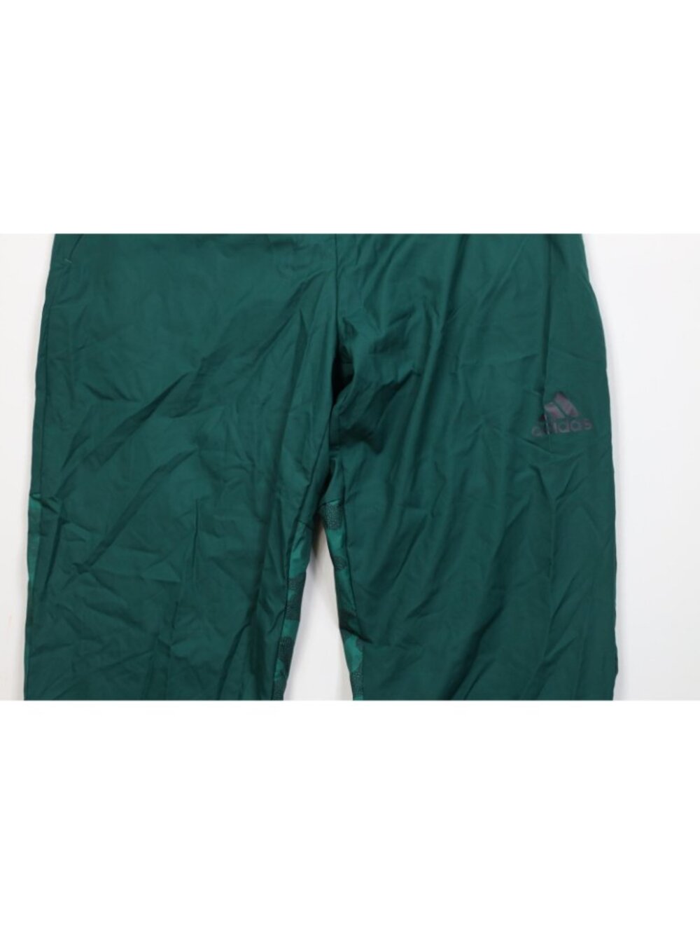 Deadstock Y2K Adidas Mens Small Lined Camouflage Windbreaker Joggers Pants Green - Picture 3 of 13